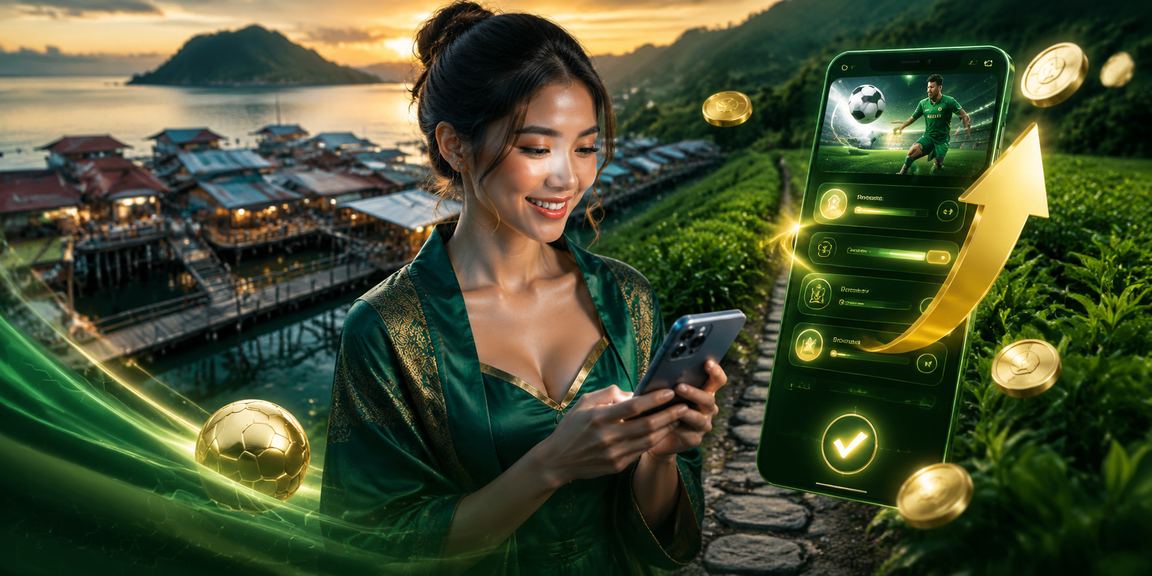 Promosi rebat bonus dalam talian gaya Malaysia dengan suasana tempatan